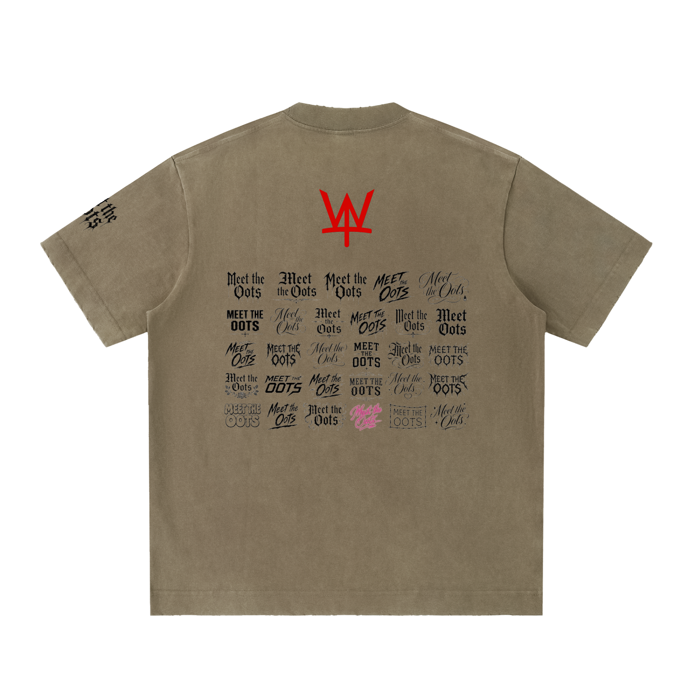 Meet the Oots Heavyweight Frayed T-Shirt