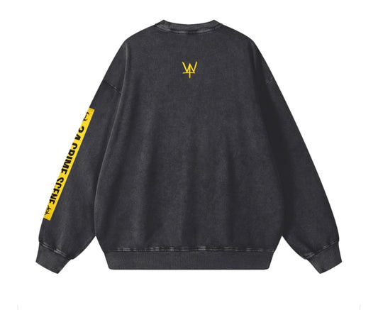 Snow Washed Oversized Established Sweatshirt