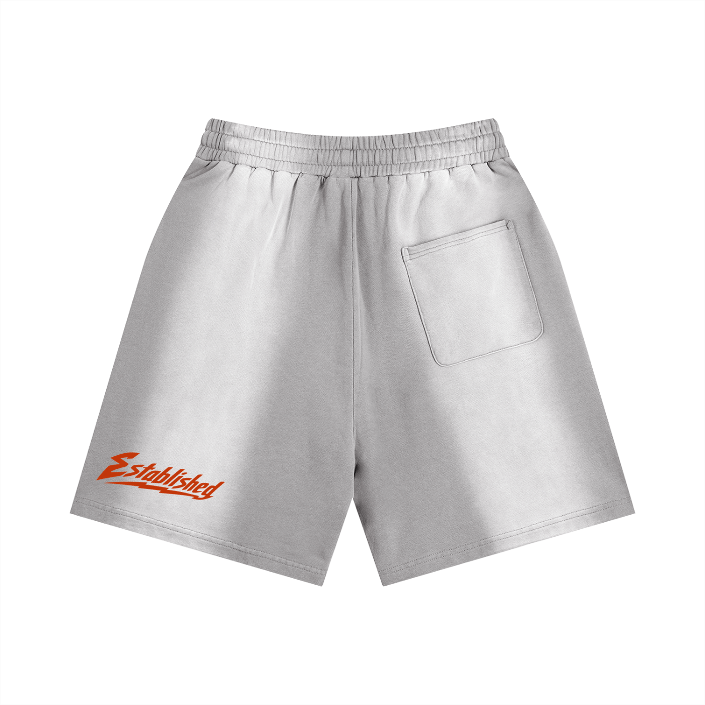 Established Sun Fade Distressed Shorts