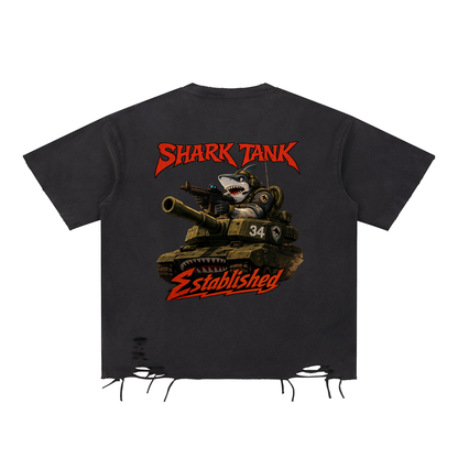 Snow Washed Shark Tank T-Shirt
