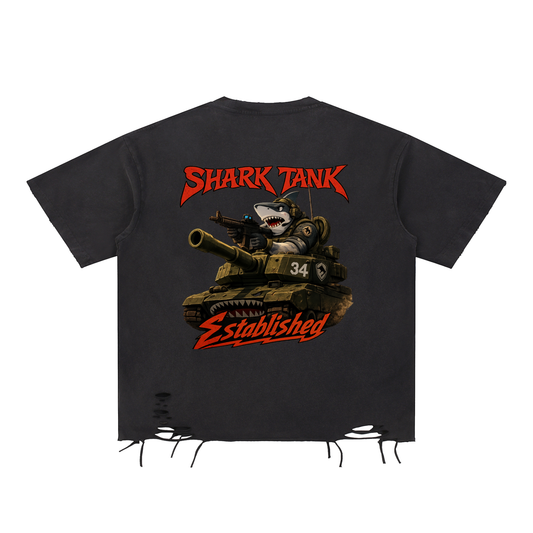 Snow Washed Shark Tank T-Shirt
