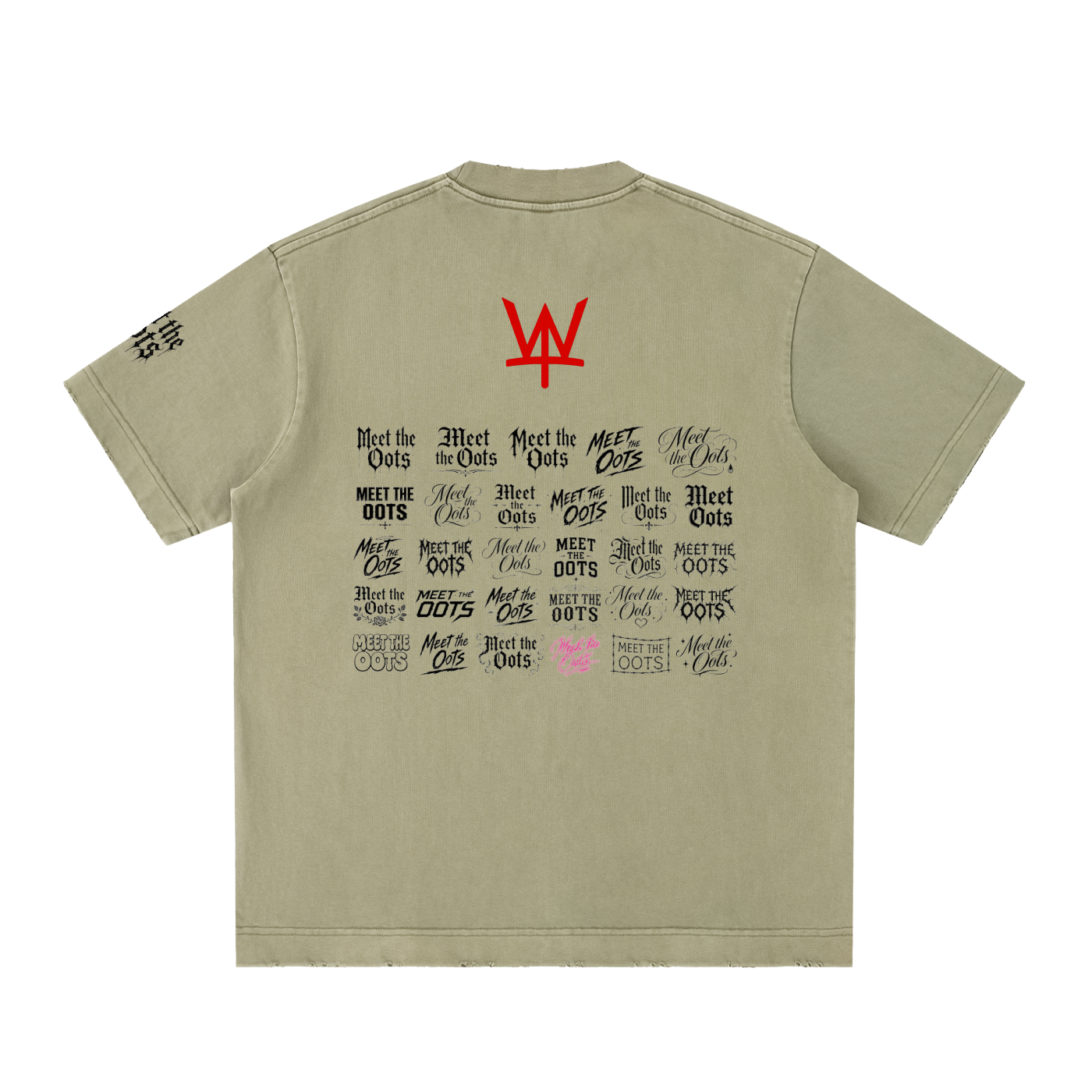 Meet the Oots Heavyweight Frayed T-Shirt