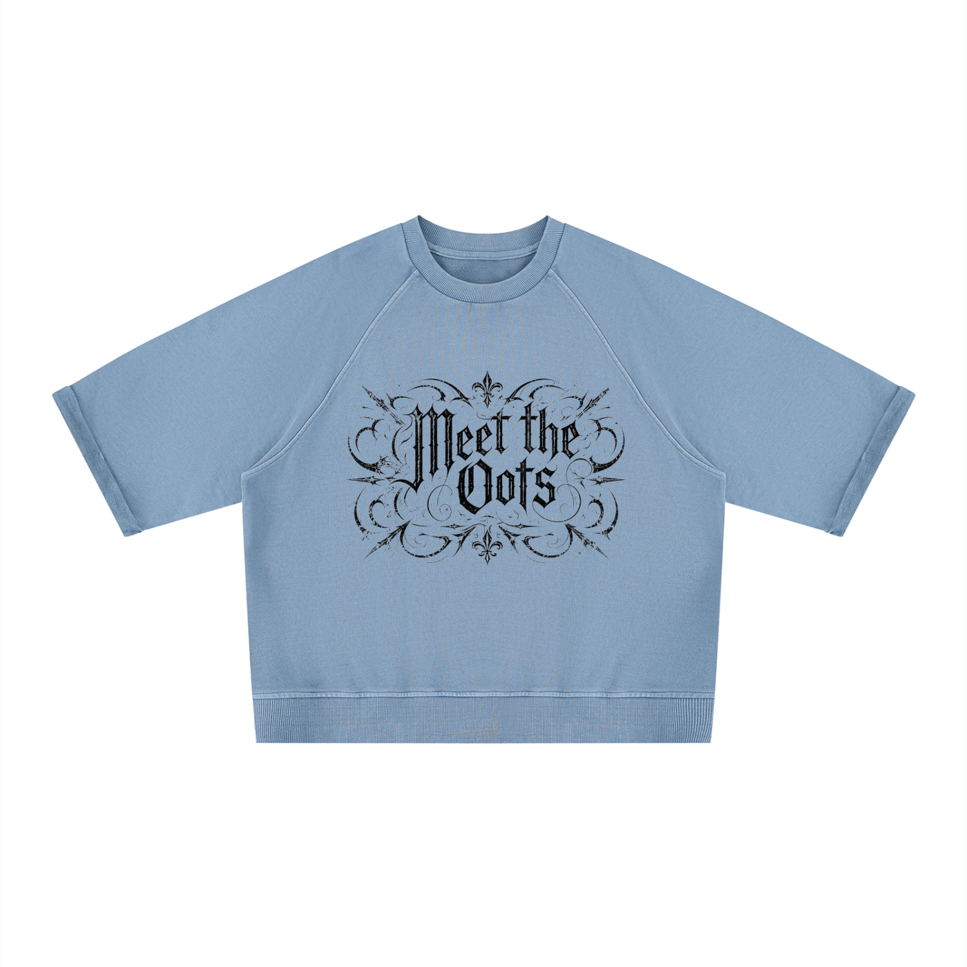 Meet the Oots Vintage Short Sleeve Sweatshirt