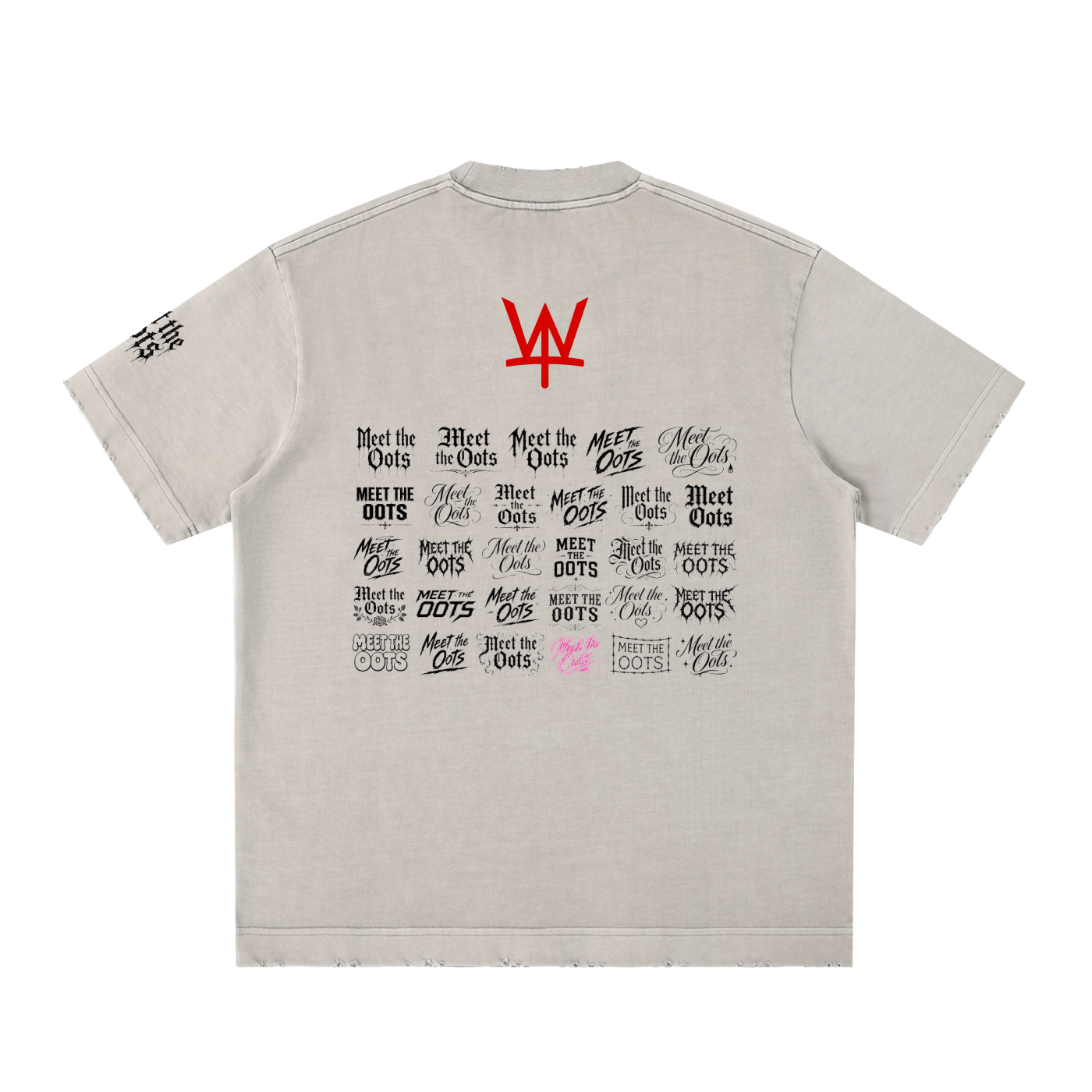 Meet the Oots Heavyweight Frayed T-Shirt