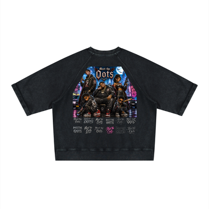 Meet the Oots Vintage Short Sleeve Sweatshirt