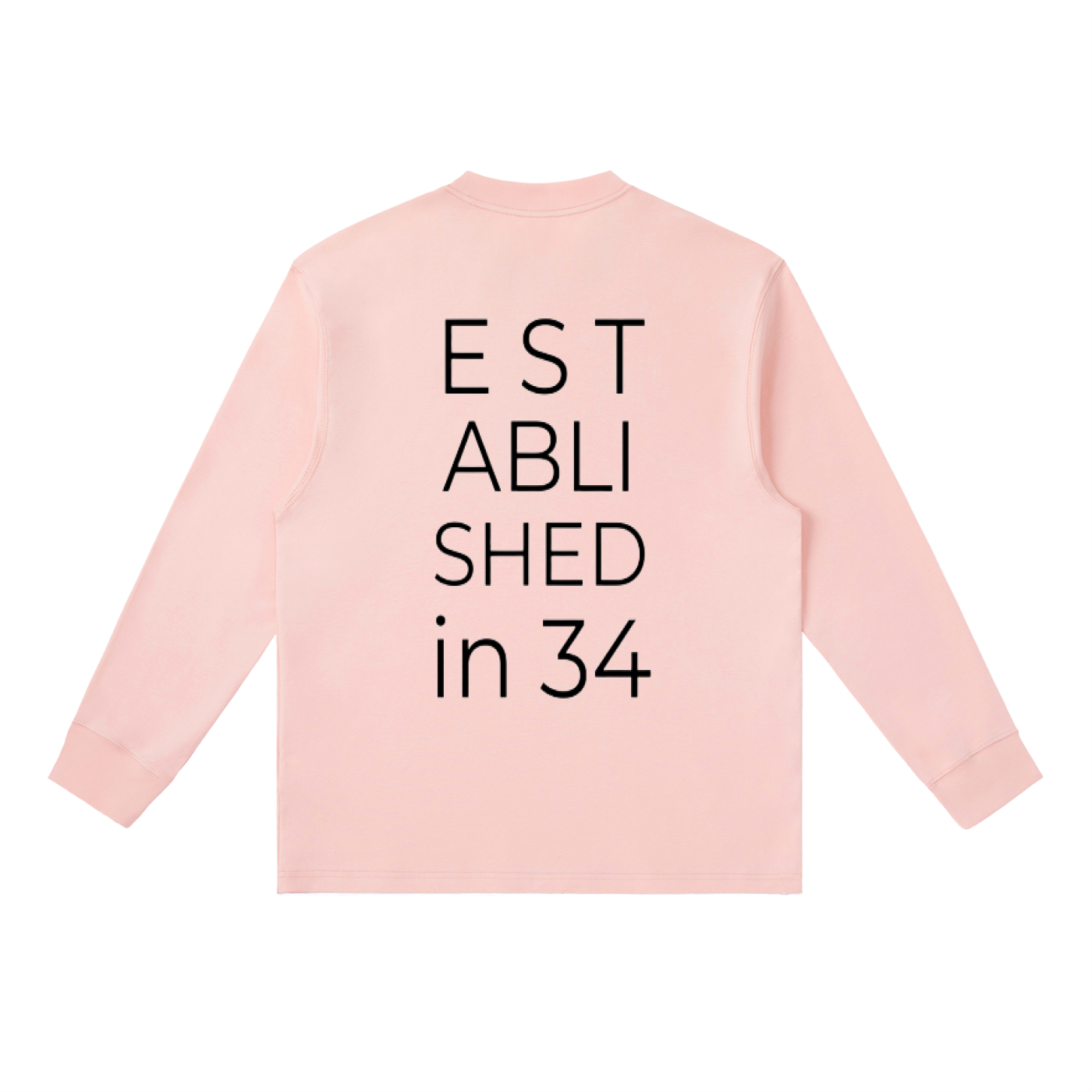 Established in 34 Essential Crewneck Long-Sleeve T-Shirt