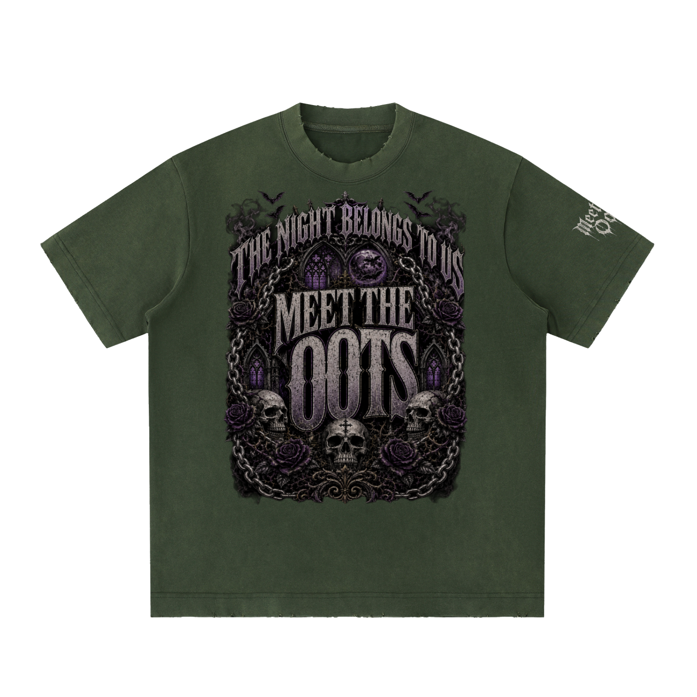 Meet the Oots Heavyweight Frayed T-Shirt