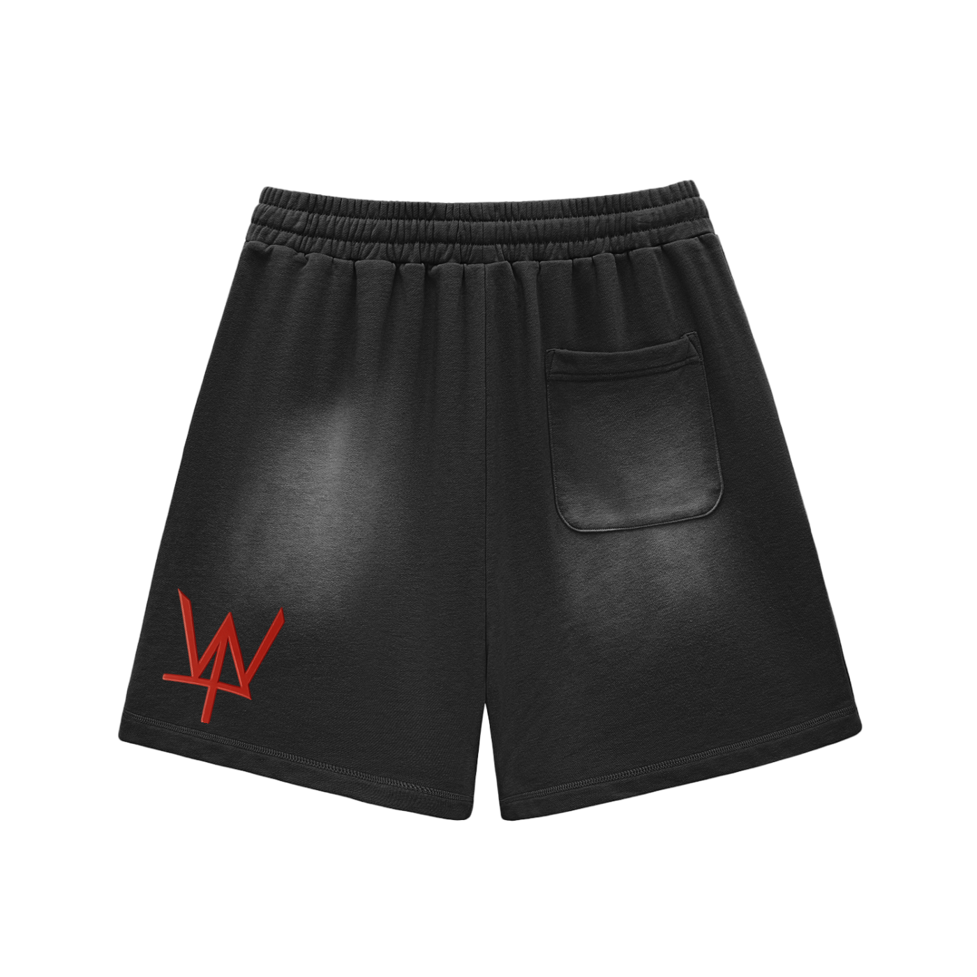 Live Life With Perks Sun Faded Cotton Shorts