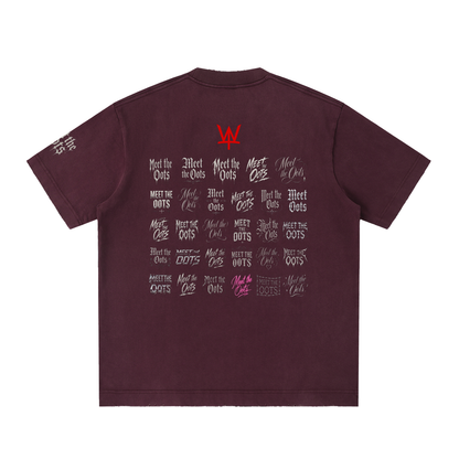 Meet the Oots Heavyweight Frayed T-Shirt